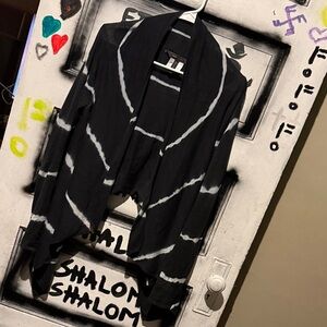 BCBGMaxAzria Black and White Cardigan